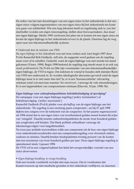 Beleid veranderen of stoppen - Prof. dr. AFA Korsten