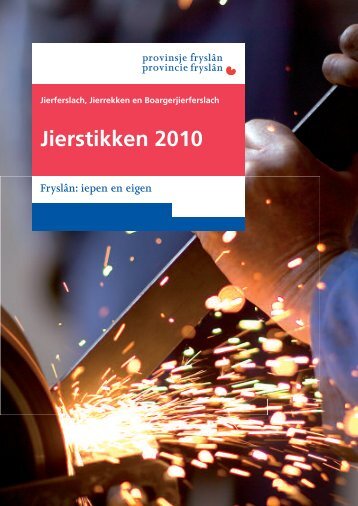 Jaarstukken 2010 opgemaakte versie.pdf - Provincie Fryslân