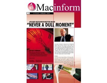 Macinform januari 2003 - Macintosh Retail Group