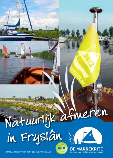 Folder Natuurlijk afmeren in Friesland - De Marrekrite