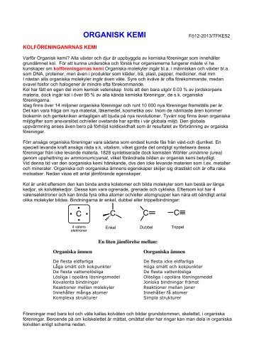 Organisk kemi föreläsning 12 - IFM