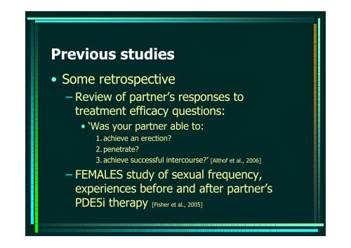 Preference Study