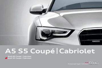 Brosjyre Audi A5 Coupé/Cabriolet