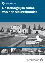 De belangrijke taken van een sleutelhouder - Interhome