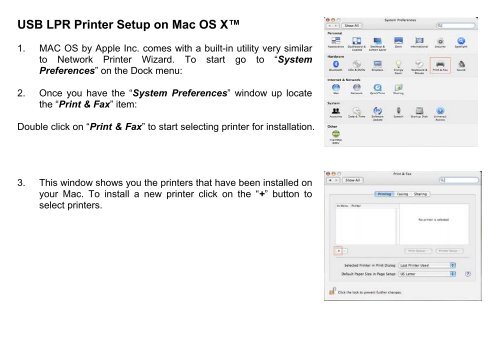 USB Print Server PS-01 User Manual