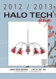 Halo Tech Design - Catalouge 2012-2013