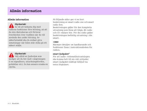 Instrumentpanel - smart klub danmark