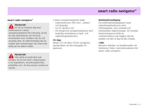 Instrumentpanel - smart klub danmark