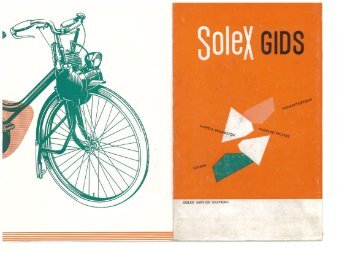 Solex gebruiksaanwijzing oranje - Van der Heem & Bloemsma