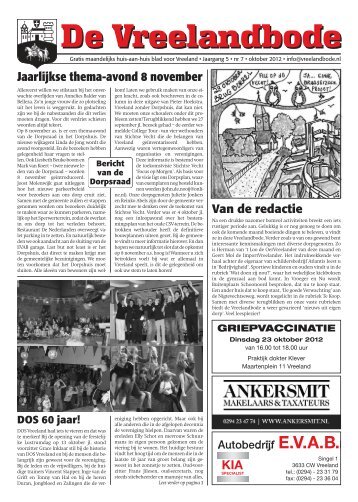 nr. 55 (okt. 2012) - De Vreelandbode