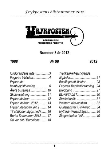 Frykposten nr 3 2012 - Frykerud