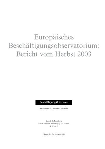 PDF 1.1mb - European Employment Observatory