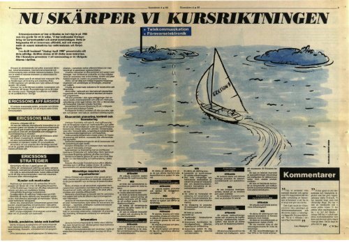 Avslöjande" sanningar ska stärka vi-känslan - ericssonhistory.com