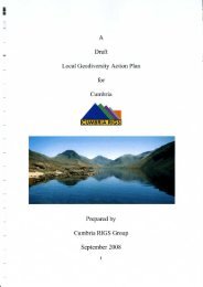 A Draft Local Geodiversity Action Plan - Cumbria County Council