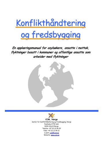 Konflikthåndtering og fredsbygging - UDI