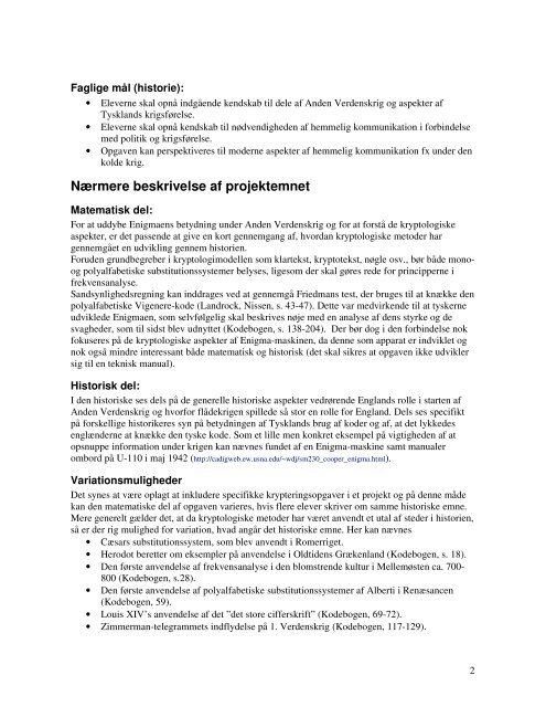 PDF-udgave - Institut for Matematiske Fag - Københavns Universitet