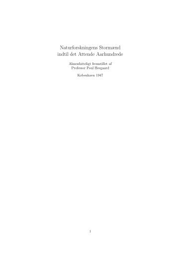 pdf-format - Institut for Matematiske Fag - Københavns Universitet