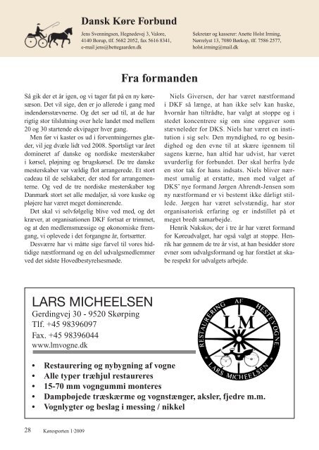 Download Køresporten nr. 1 2009.pdf - Karetmager.dk