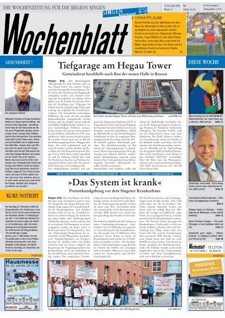 Titel SIN 47 - Singener Wochenblatt