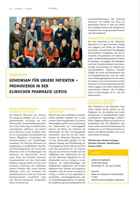 UniDAZ Magazin 2013 als PDF downloaden