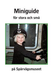 Miniguide - Spårvägsmuseet