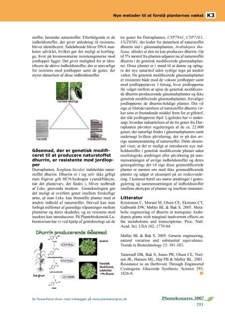 Naturlig variation og risikovurdering af planter - LandbrugsInfo