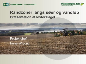 Præsentation af lovforslaget - LandbrugsInfo