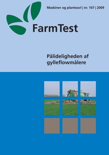 Pålideligheden af gylleflowmålere - LandbrugsInfo