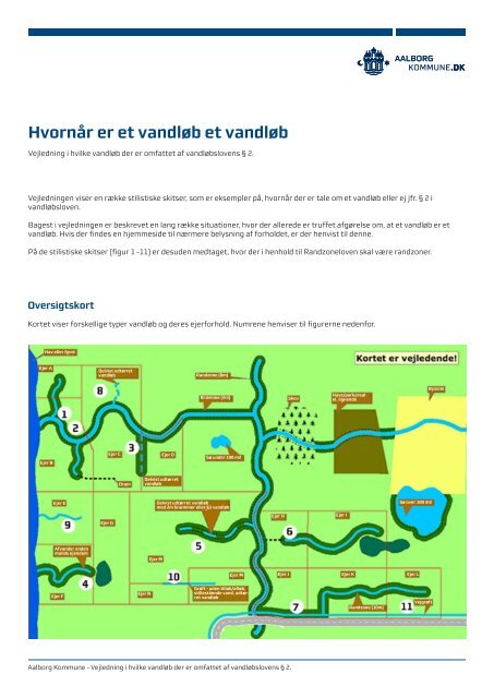 Vejledning i vandløb omfattet af vandløbsloven - Aalborg Kommune