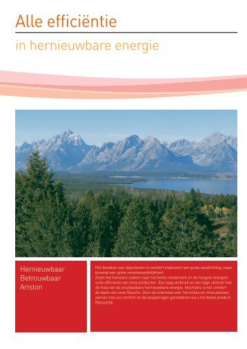 PDF brochure Zonnesystemen van Ariston - Desauw
