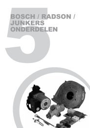 5Bosch / Radson / JunkeRs ondeRdelen - Imbema van Vugt