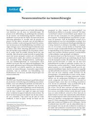 Artikel Neusreconstructie na tumorchirurgie - Dr. Vuyk