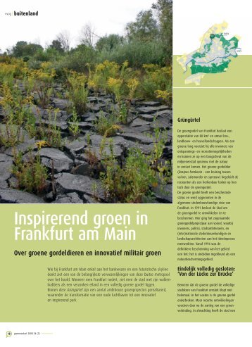 Inspirerend groen in Frankfurt am Main - Vereniging voor Openbaar ...