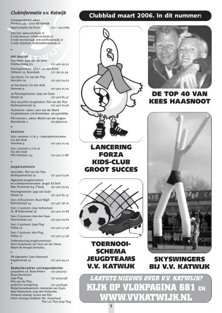 maart 2006 nummer - VV Katwijk