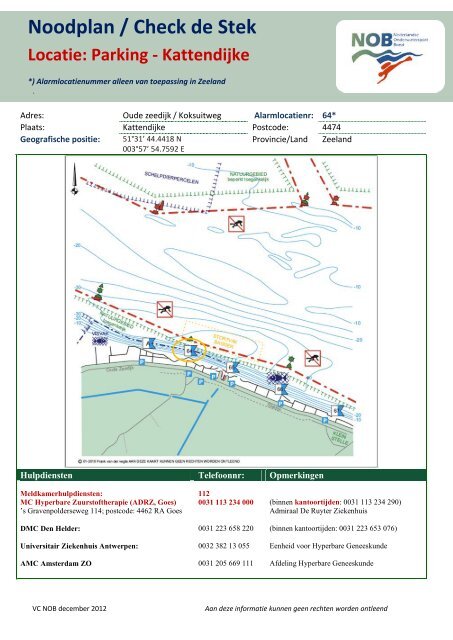 Noodplan / Check de Stek - VVV Zeeland