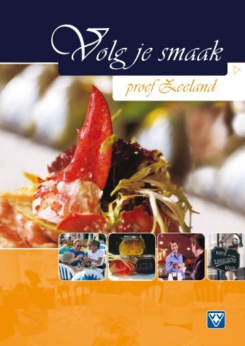 culinaire brochure - VVV Zeeland