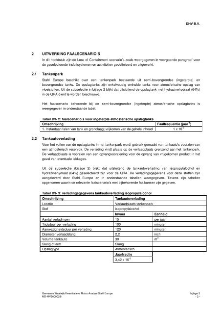 Bijlage 5 Rapport externe veiligheid - Gemeente Waalwijk