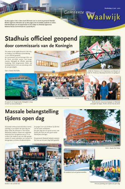 Gemeentepagina week 24 - Gemeente Waalwijk