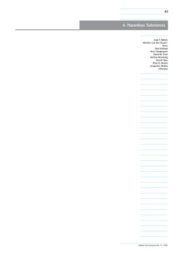 Natural Contaminants (Bakker et al.)