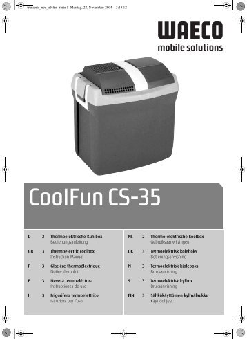 CoolFun CS-35 - Waeco