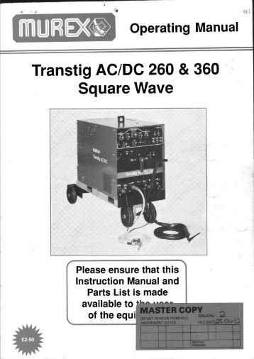 Transtig AC/DC 260 / 360 - Murex