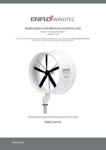 3. Montagehandleiding Enflo 0110 - Technea