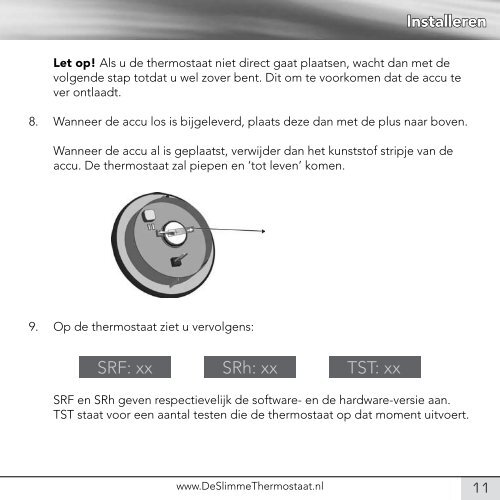 1. Handleiding Slimme Thermostaat - Technea