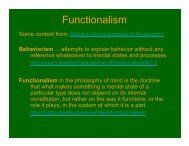 Functionalism