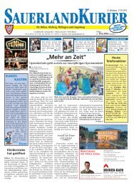 Brilon, Olsberg, Willingen - SauerlandKurier