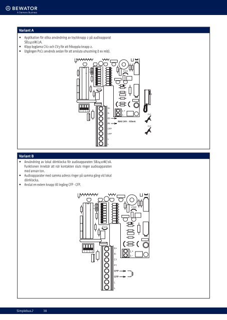 Simplebus Teknisk Manual