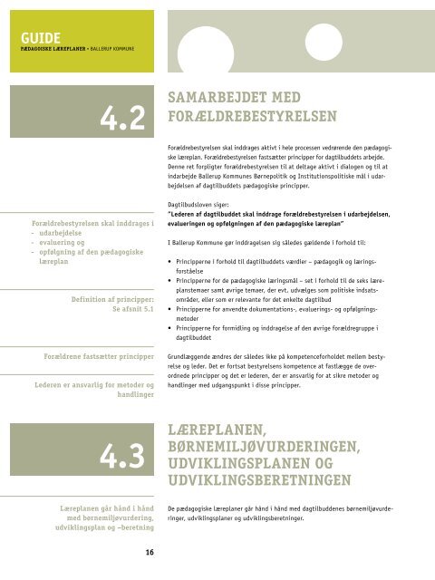 Guide til udarbejdelse af pædagogiske lærerplaner - Ballerup ...