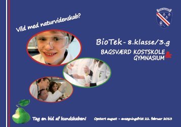 BioTek folder - Bagsværd Kostskole & Gymnasium