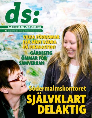 DS (pdf 2 860 kB, öppnar nytt fönster) - Försäkringskassan