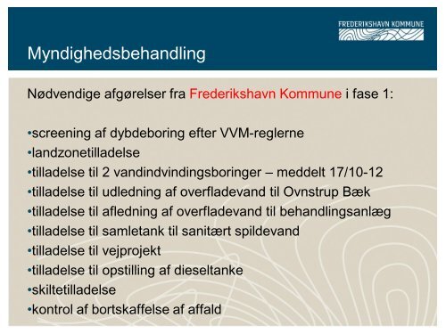 Indlæg ved Frederikshavn Kommune